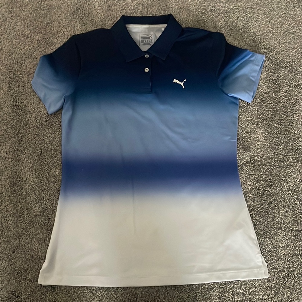 NWOT - Womens Puma Golf Ombré Collared Shirt